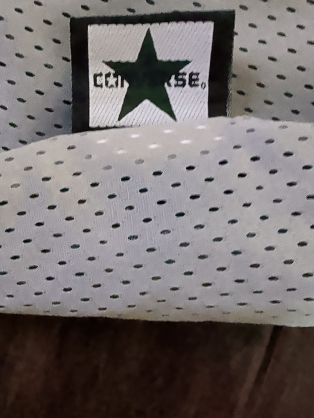 Vintage Converse Mesh Spellout Green REVERSIBLE GREY BLANK TANKTOP - Picture 8 of 8